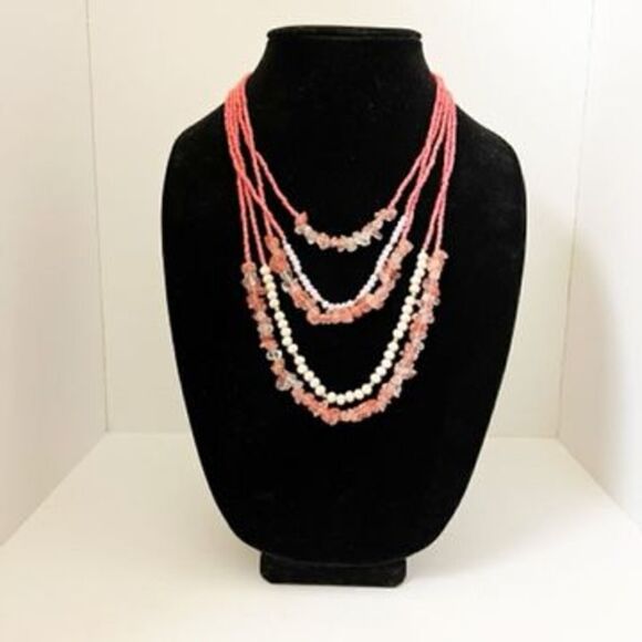 Boho Multi Layered Necklace - Picture 1 of 10